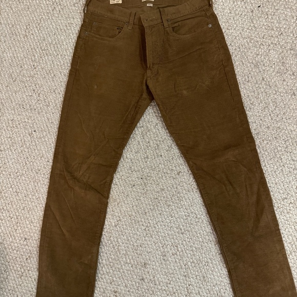 J. Crew Khaki Corduroy Pants 30x30 484 Fit - Picture 2 of 2